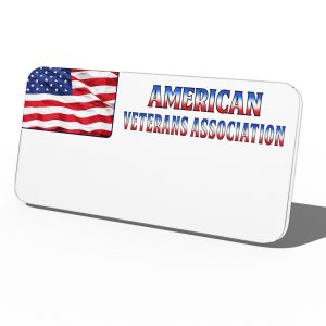 Veterans Association Association Plastic Logo Only Badge