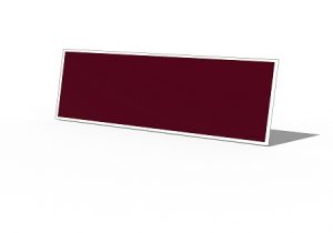 Maroon with White Core