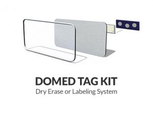 Domed Tag Kit Dry Erase or Labeling System