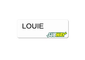 Subway Name Tags