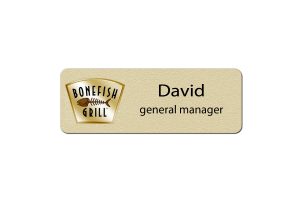 Bonefish Grill Manager Name Tags