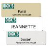 Dick's Sporting Goods Name Tags and Badges