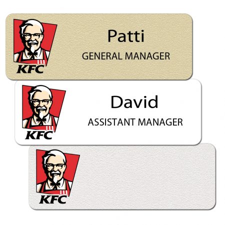KFC Name Badges
