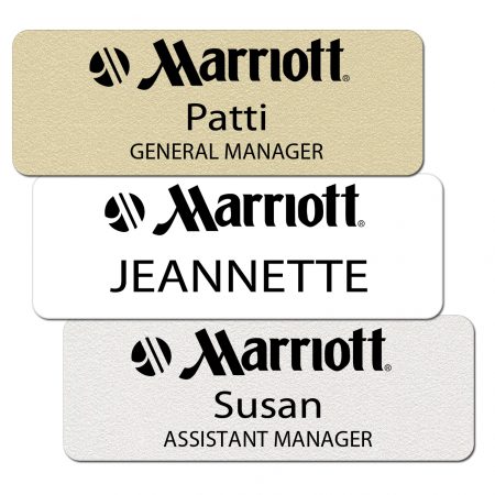 Marriott Name Badges