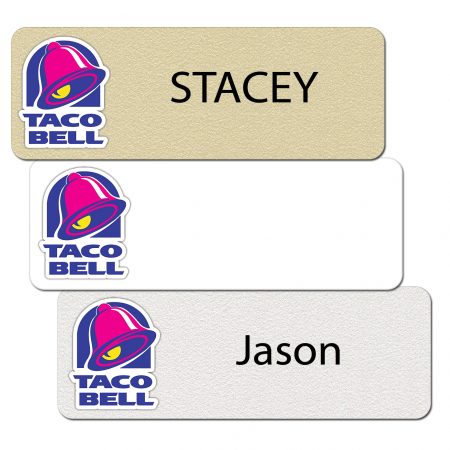 Taco Bell Name Badges