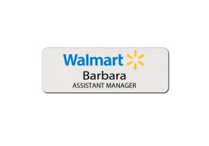 Walmart Employee Name Tags