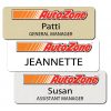 AutoZone Metal Name Tags and Badges