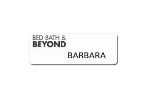 Bed Bath and Beyond Name Tags