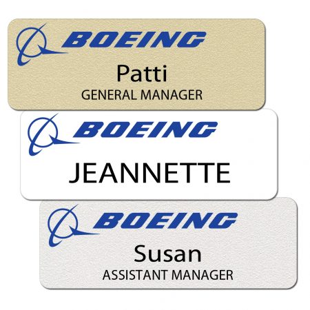 Boeing Name Tags