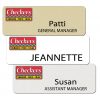 Checkers Name Badges
