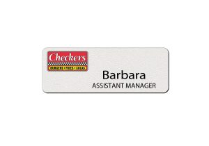 Checkers Employee Name Tags