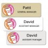 Dunkin Donuts Name Badges