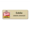 Wendy's Manager Name Badges