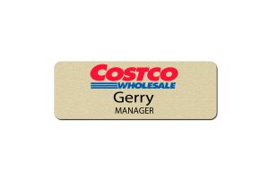 Costco Manager Name Badges