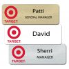 Target Metal Name Tags