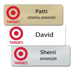 Target Metal Name Tags