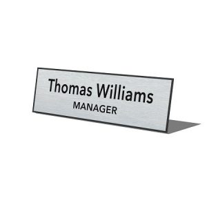 Plastic Badge with Name and Title Only