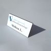 White 1 1/2 x 3 inches beveled edge