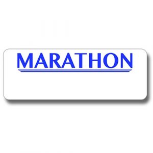 Economy-Reusable-Name-Tags-White-Blue-Type