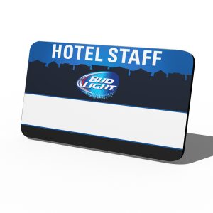 Fusion - Bud Light Whatever USA Plastic Logo Only Tag