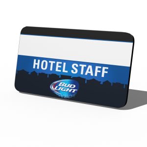 Fusion - Bud Light Whatever USA Plastic Logo Only Tag