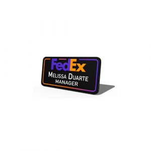 Metal-With-Name-And-Logo-Fedex