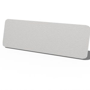 Silver Speck Plastic Name Tag