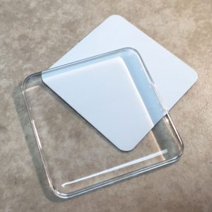 Square Dome 1 1/2 x 1 1/2 inches