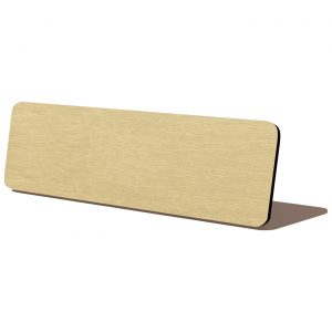 Gold Brushed with Black Core