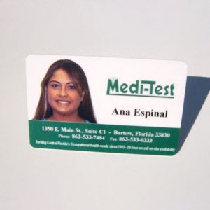 White 2 1/8 x 3 3/8 inches horizontal