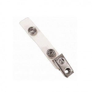 Name Badge Clip With Button