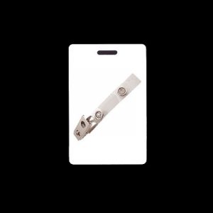 Vertical with Plastic Strap Clip