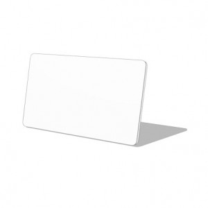 White 2 1/8 x 3 3/8 inch Name Tag