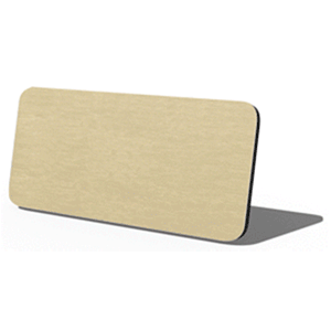 blank metal name tags