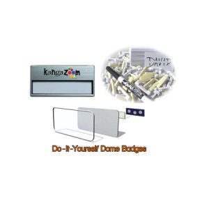 Collage of the different types of name tags