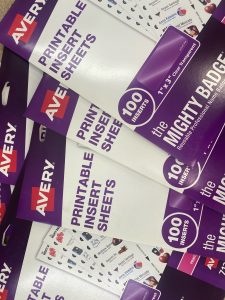 Mighty Badge Avery Labels For Sale