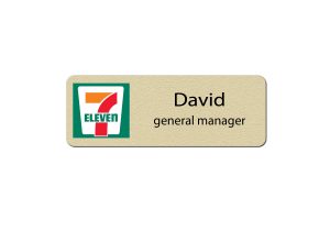 7-Eleven Manager Name Badges