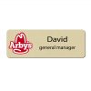 Arbys Manager Name Badges
