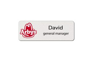 Arbys Employee Name Tags