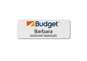 Budget Rental Car Employee Name Tags