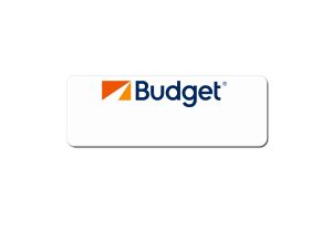 Budget Rental Car Name Badges