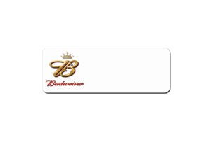 Budweiser Logo Name Tags