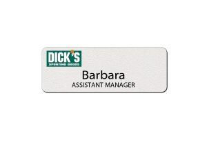 Dick's Sporting Goods Employee Name Tags and Badges