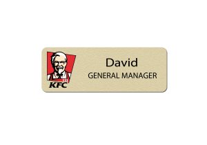 KFC Manager Name Tags