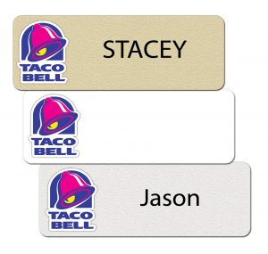 Taco Bell Name Badges