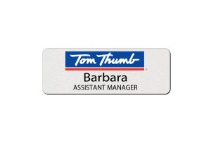 Tom Thumb Employee Name Tags
