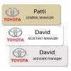 Toyota Name Badges