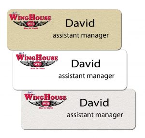 Winghouse Name Badges