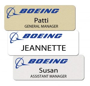 Boeing Name Tags