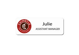Chipotle Name Tags for Staff